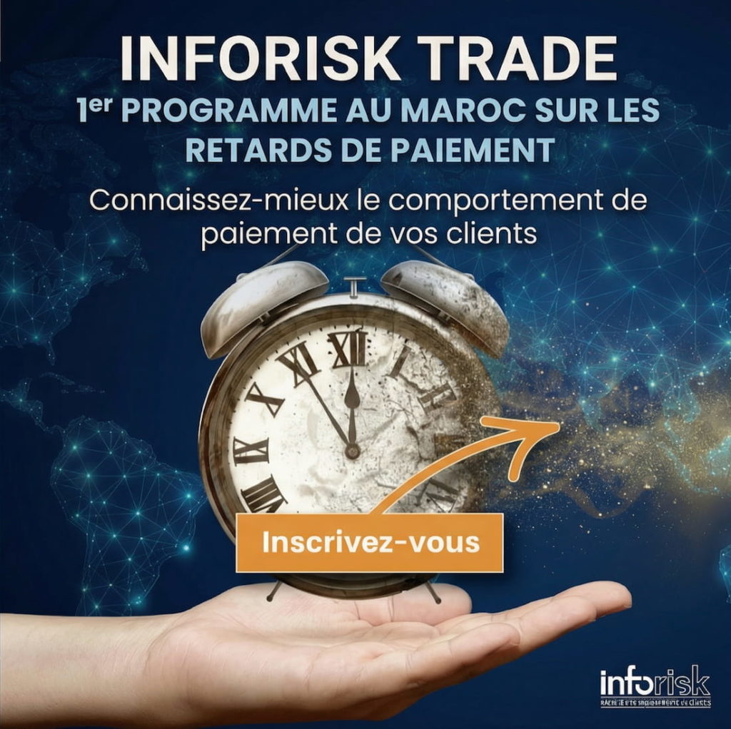 Inforisk trade, 1er programme au maroc sur les retards de paiement